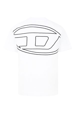 tshirt in cotone bianco DIESEL KIDS | J022760HGAMK100